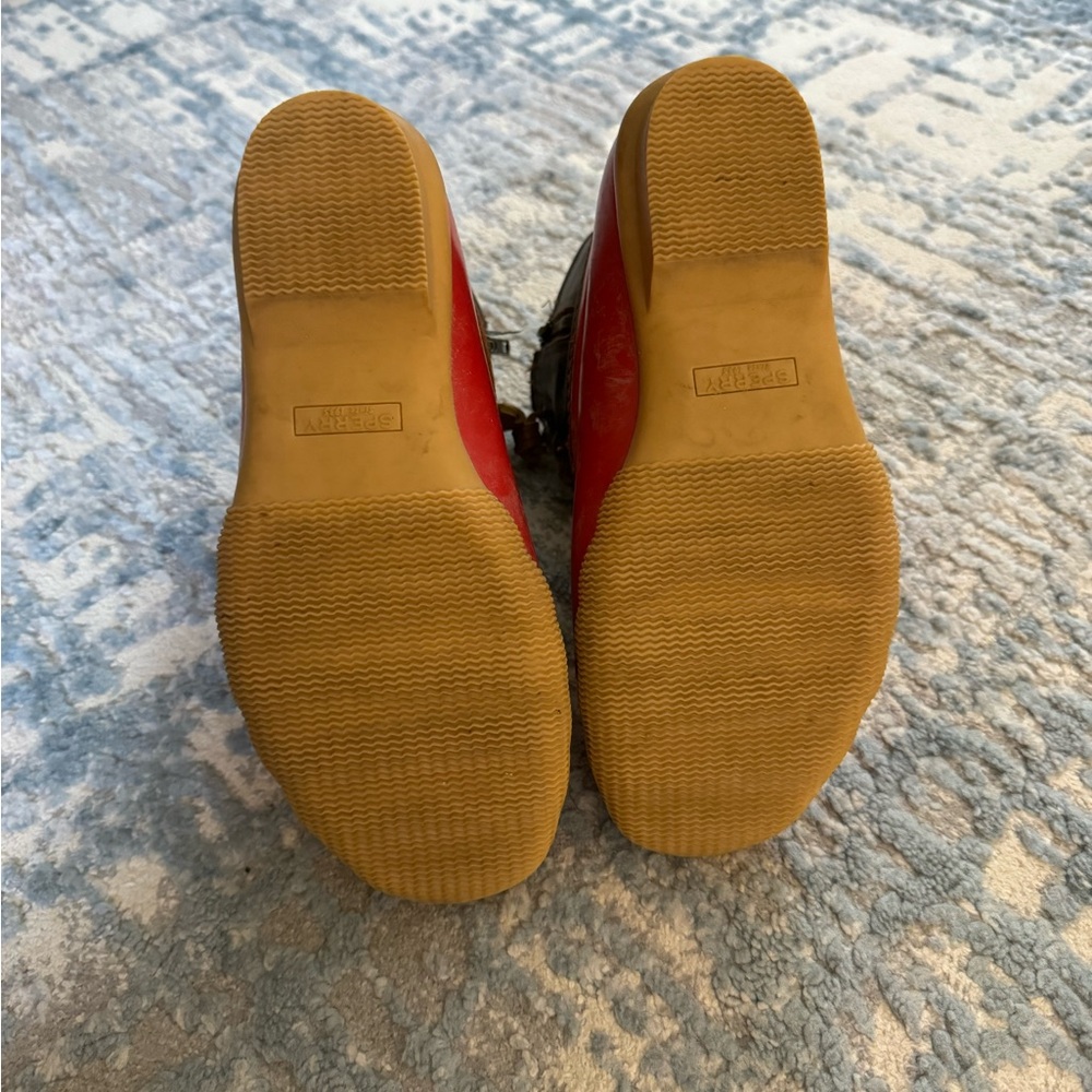 Red Sperry Boots - Picture 4 of 4